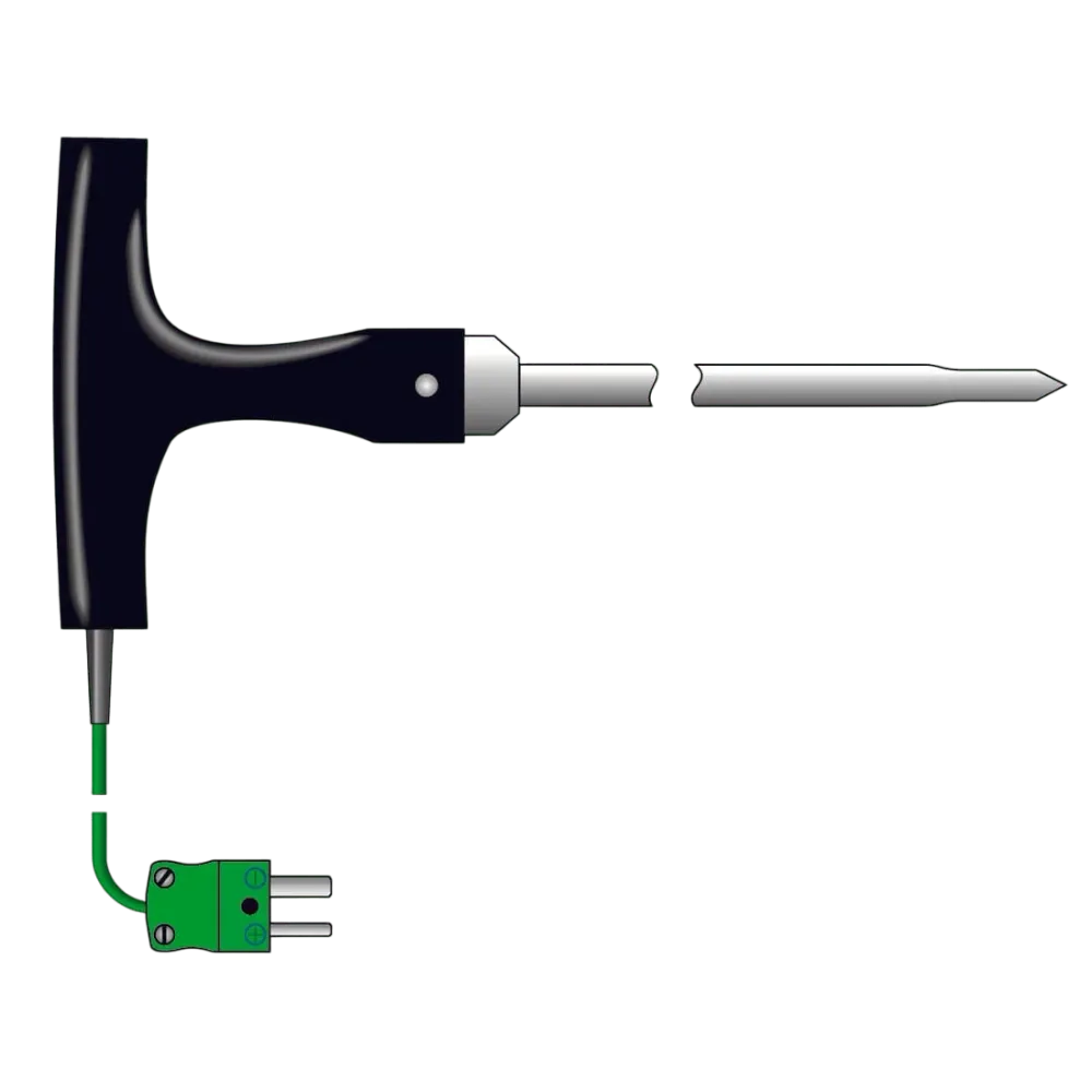 T -formet temperatursond