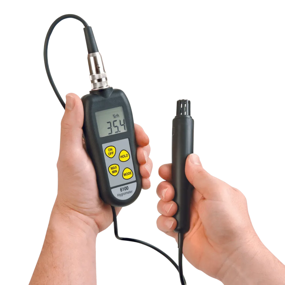 Termiske hygrometre med utskiftbare sonder