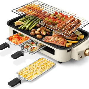 SAKER® Elektrisk Innendørs Grillsett