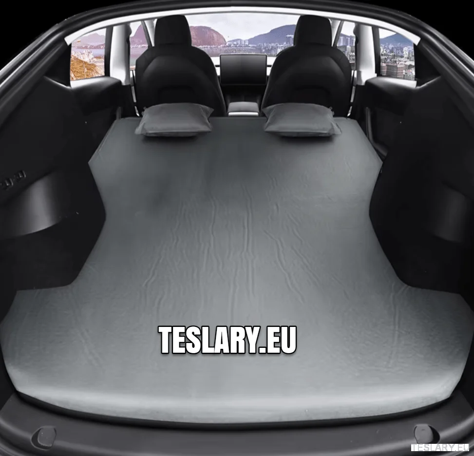 Tesla Model Y/Y+ Juniper Camping Madrass oppblåsbart svart