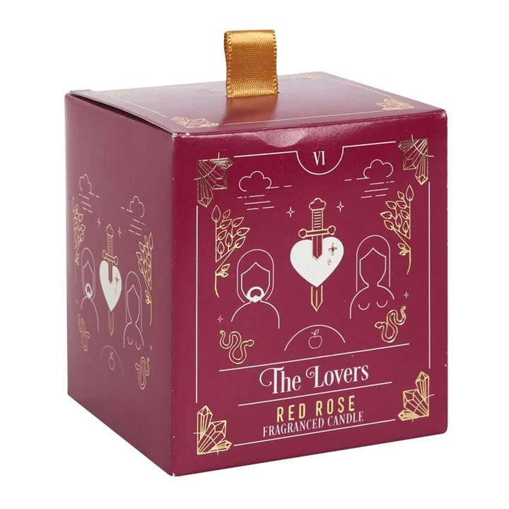 Elskerens Røde Rose Tarotlys