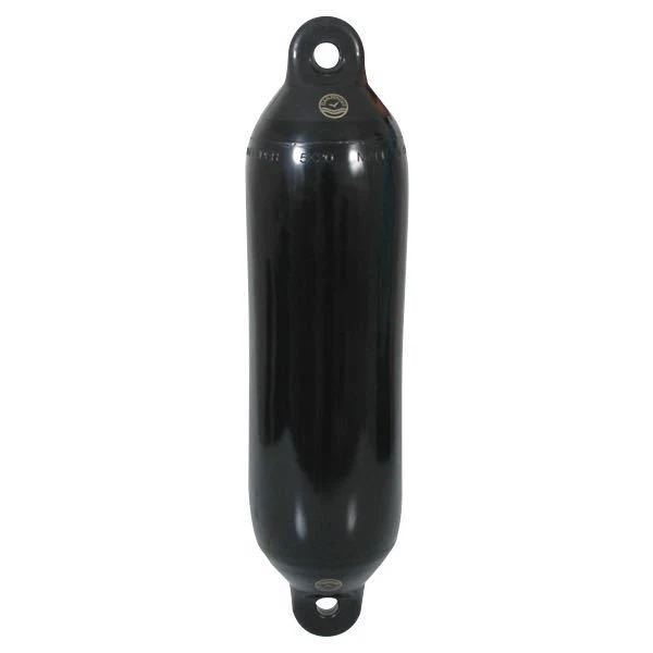 Dan-Fender, Yacht fender svart m/svart topp, 10 x 35"