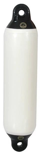 Dan-Fender, Yacht hvit/svart topp, 8"x27", 765 mm, Ø 200 mm