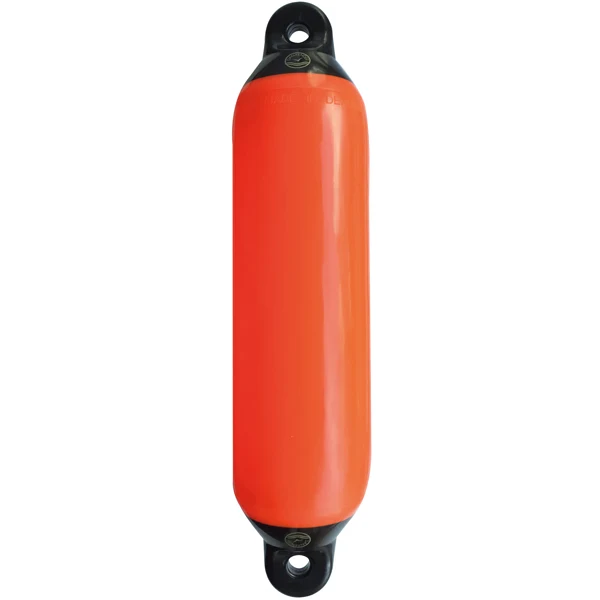 Dan-Fender, Yacht oransje m/svart topp, 8x22” - 635 mm, Ø 200 mm