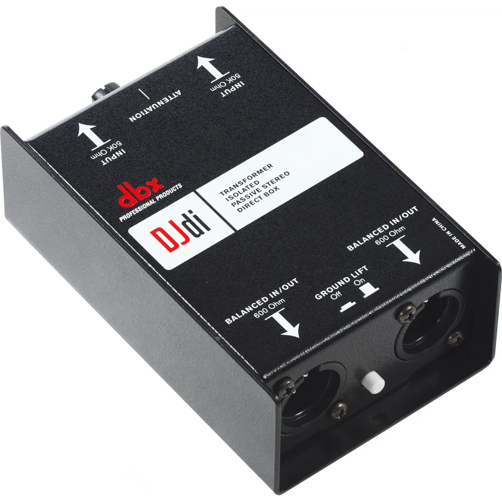 dbx DJDI 2-kanals passiv DI-boks