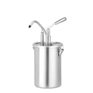 Dressing dispenser i rustfritt stål 4,5L