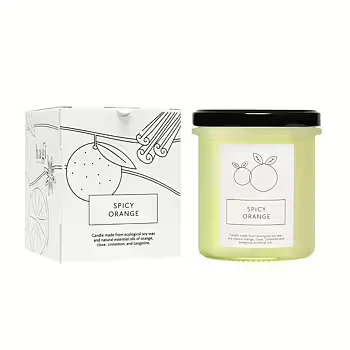 Hagi Soy Wax Candle Spicy Orange 230g