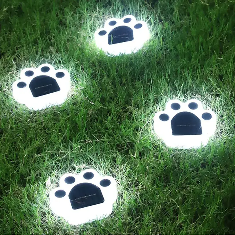 Solar Garden Lights: Cat Paws