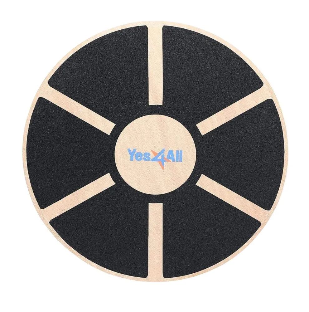 Balansebrett 40cm 15,75" Tre, 360° Rotasjon 136kg – Yes4All DB6F
