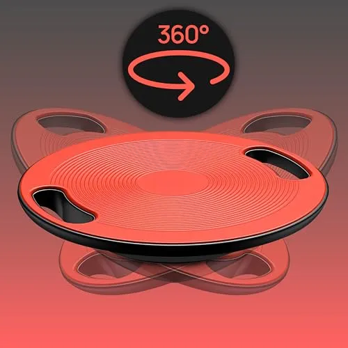 Balansebrett 40cm Med Håndtak 150kg ABS Rød – Retoo SR323