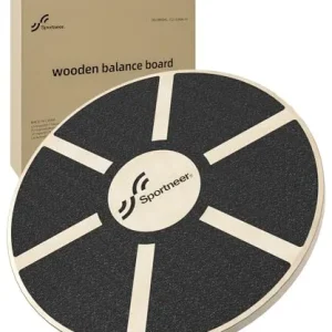 Balansebrett 40cm Tre, Antiskli, 136kg – Sportneer