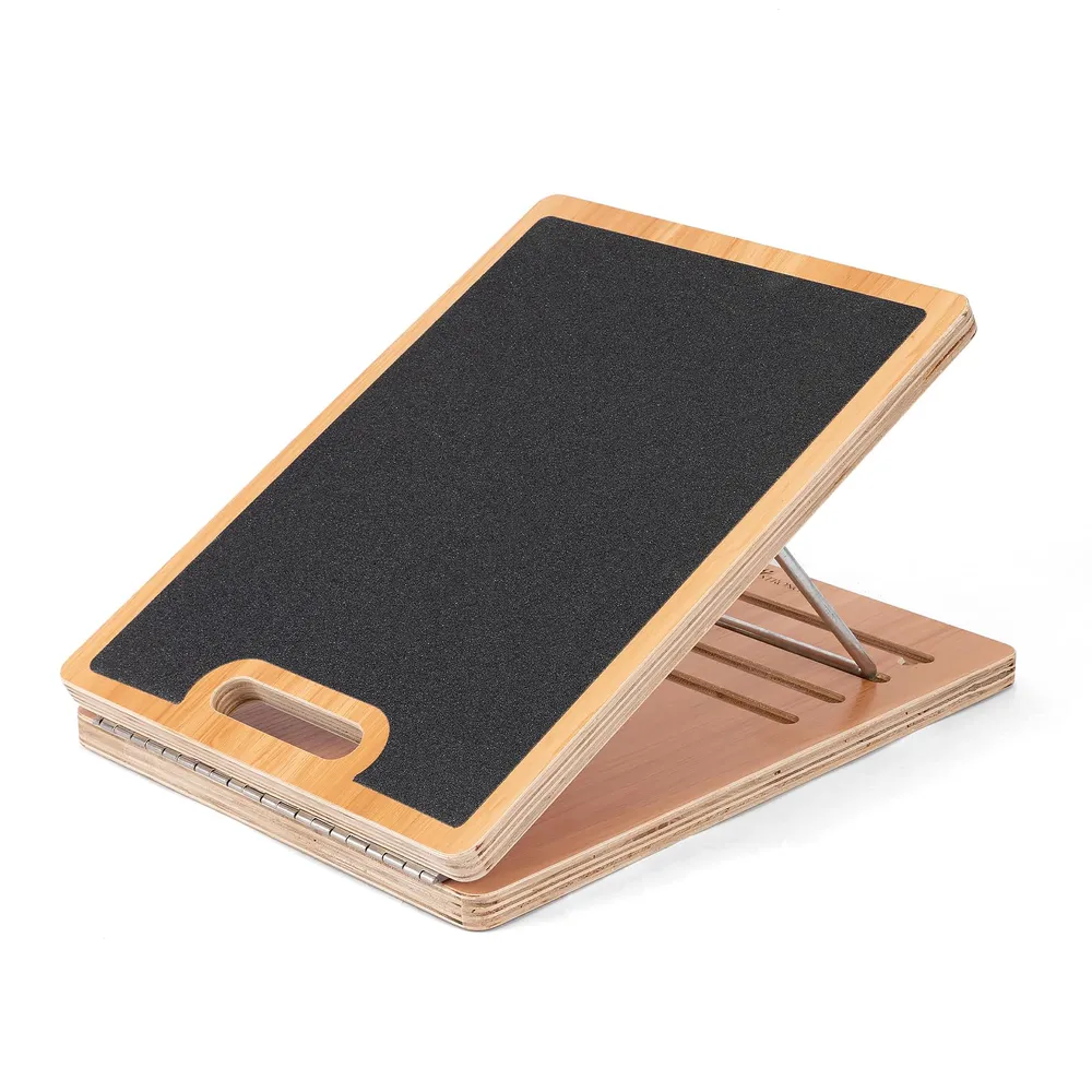 Skråbrett Justerbart 15,75x11,8x1,6" Tre, Opptil 136kg StrongTek Slant Board