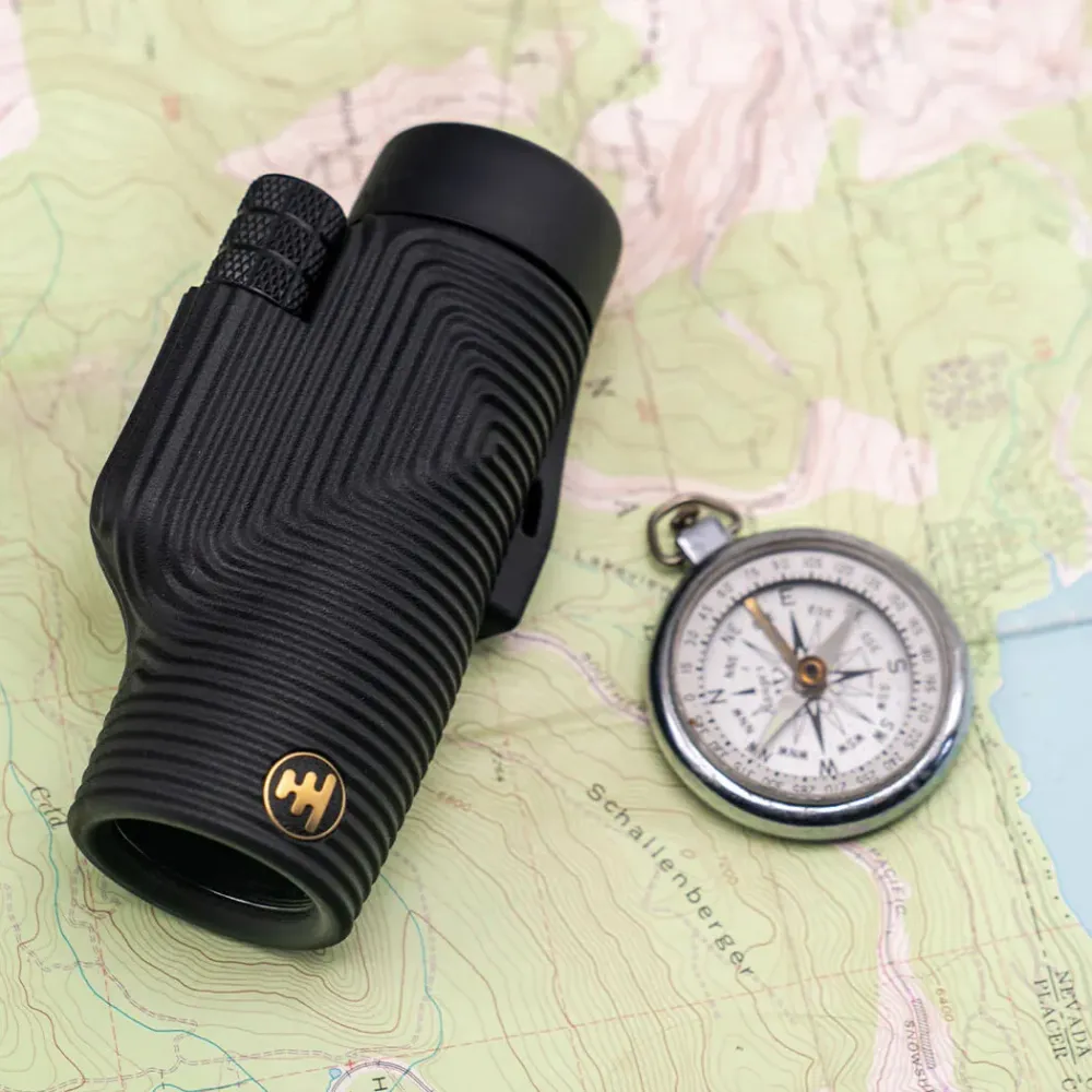 Nocs Provisions Inspector Monocular Zoom Tube 8x32, Obsidian Black