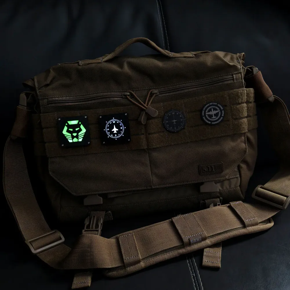 RovyVon Glowing Velcro Logo Patch, 1212CF