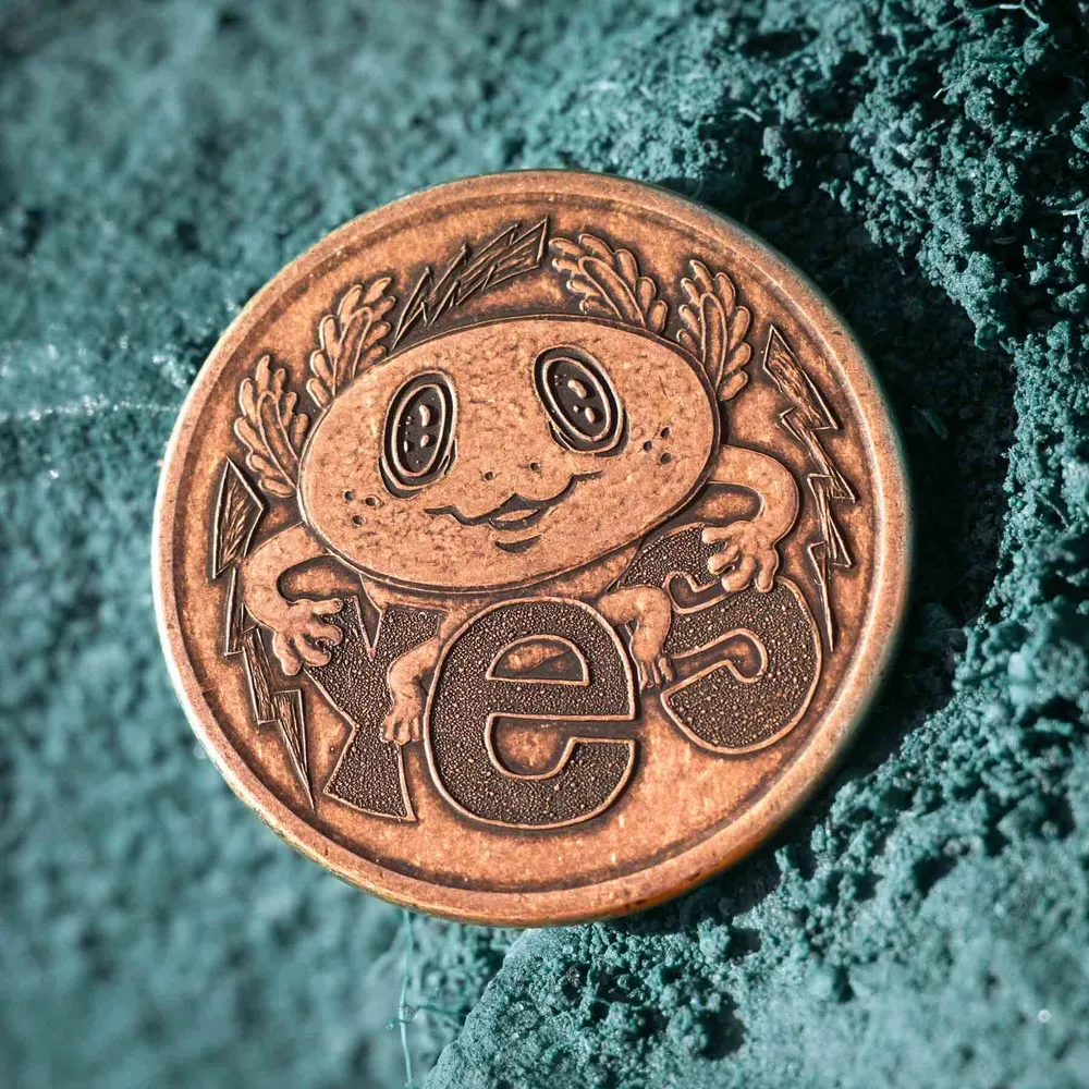 Shire Post Mint Axolotl Decision Maker Coin Solid Copper