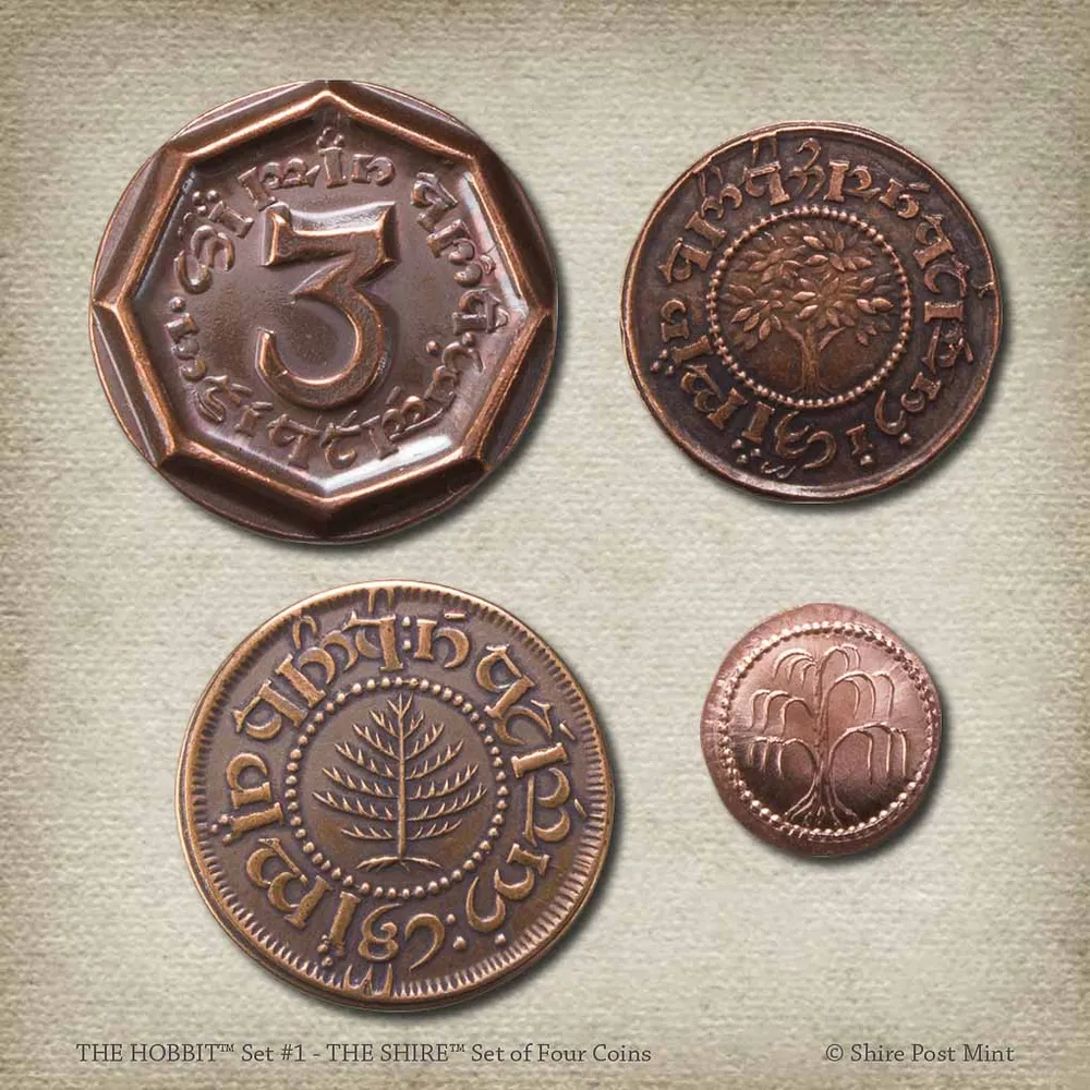 Shire Post Mint Hobbit Set #1 - Shire Set Four Coins