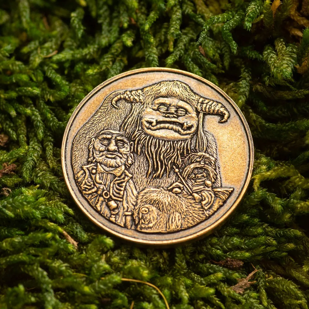 Shire Post Mint Labyrinth | Should You Need Us Bronze Friendship Token