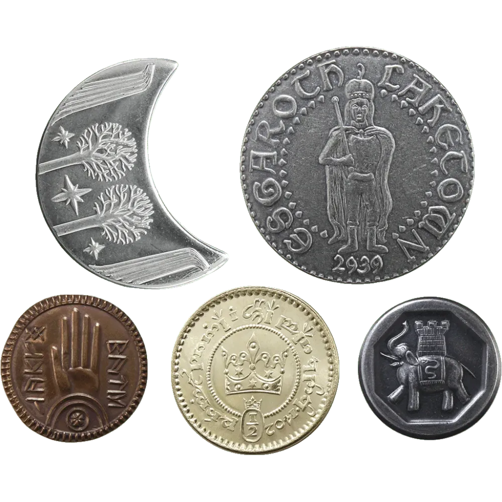 Shire Post Mint Lord Rings Set #2 - Middle-earth Set Five Coin