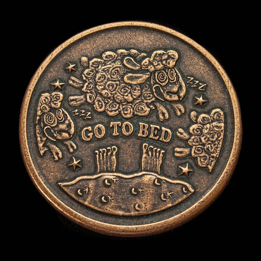 Shire Post Mint One More Chapter / Go to Bed Copper Decision Maker Coin