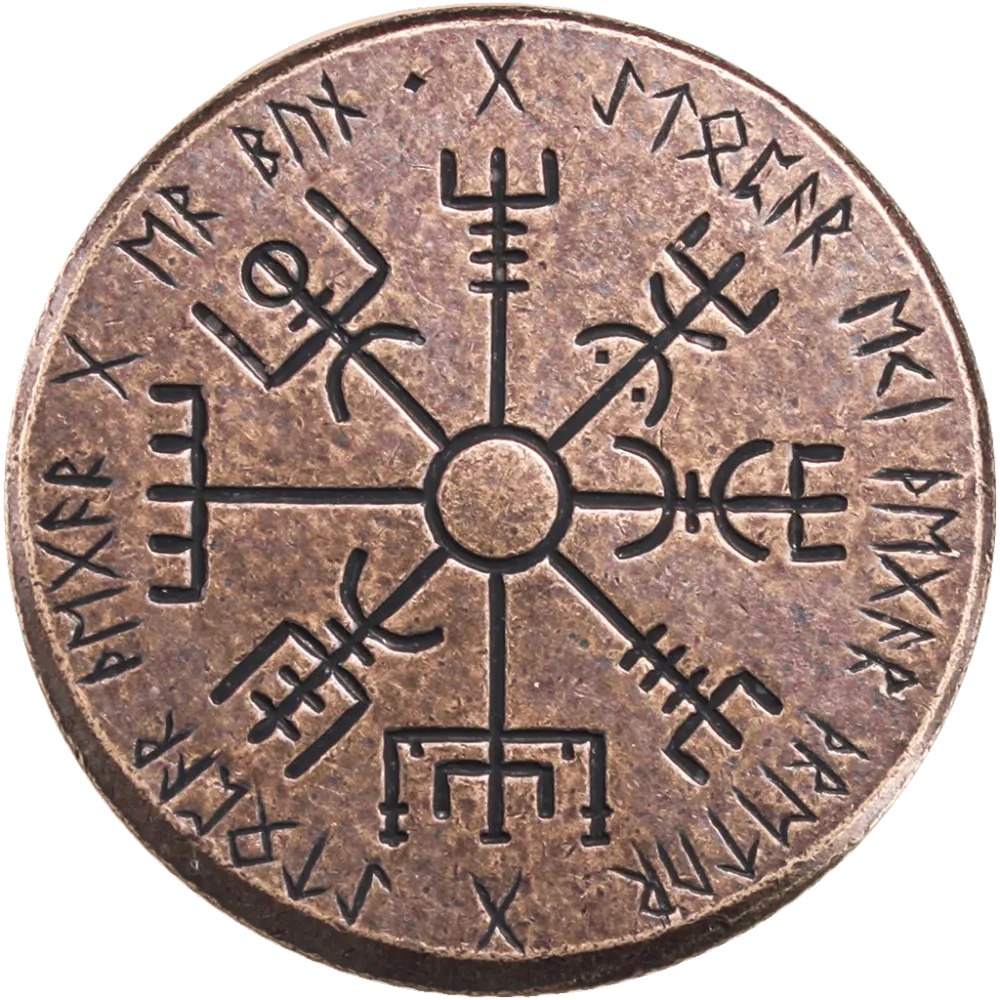 Shire Post Mint Vegvisir Wayfinder Bronze