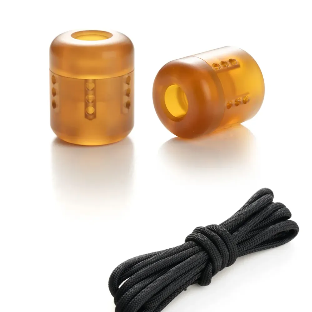 Viperade VAB5 ULTEM/PEI Knife Beads (2pcs Set), Pei-Amber