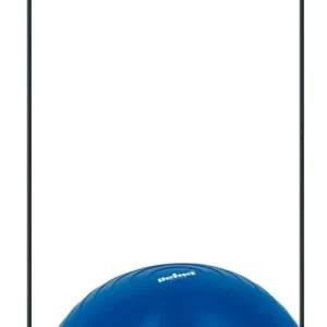 Balanseball 46cm med strikk og pumpe, hjemmetrening – Rebel Active