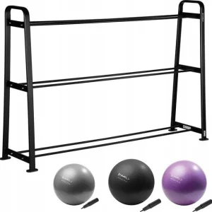 Treningsball Sett 55/65cm 55cm Med Stativ, 13 Baller – HMS STR43 + YB02