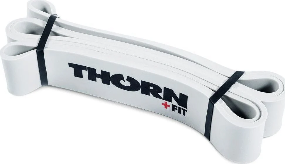 Treningsstrikk Med Stort Motstandsnivå, Hvit – ThornFit Powerband