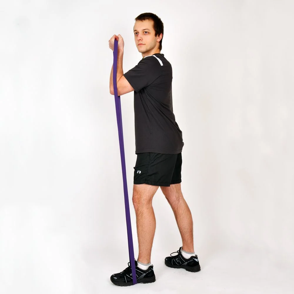Treningsstrikk Medium Motstand 18–53kg 102cm Lilla 36x30x10cm InSPORTline Powerband