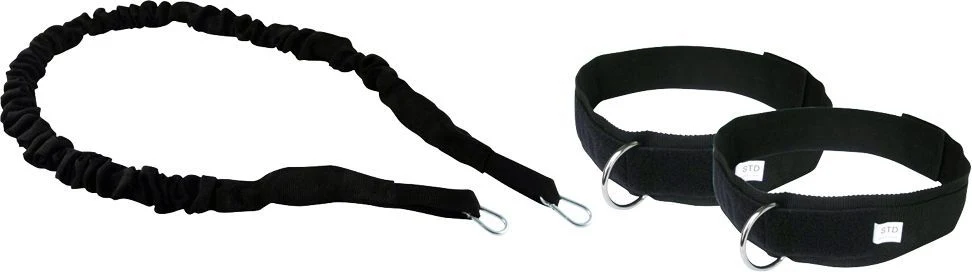 Treningsstrikk Powerband Medium Motstand 160cm Svart InSPORTline