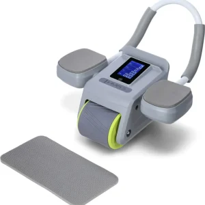 Ab Wheel Automatisk Med LCD-display, USB‑C Og 2x6 – HMS KA08 Gray