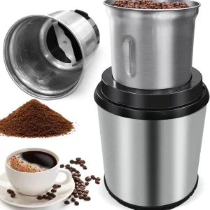 Elektrisk kaffekvern og krydderkvern med avtakbar kopp – BrewMate