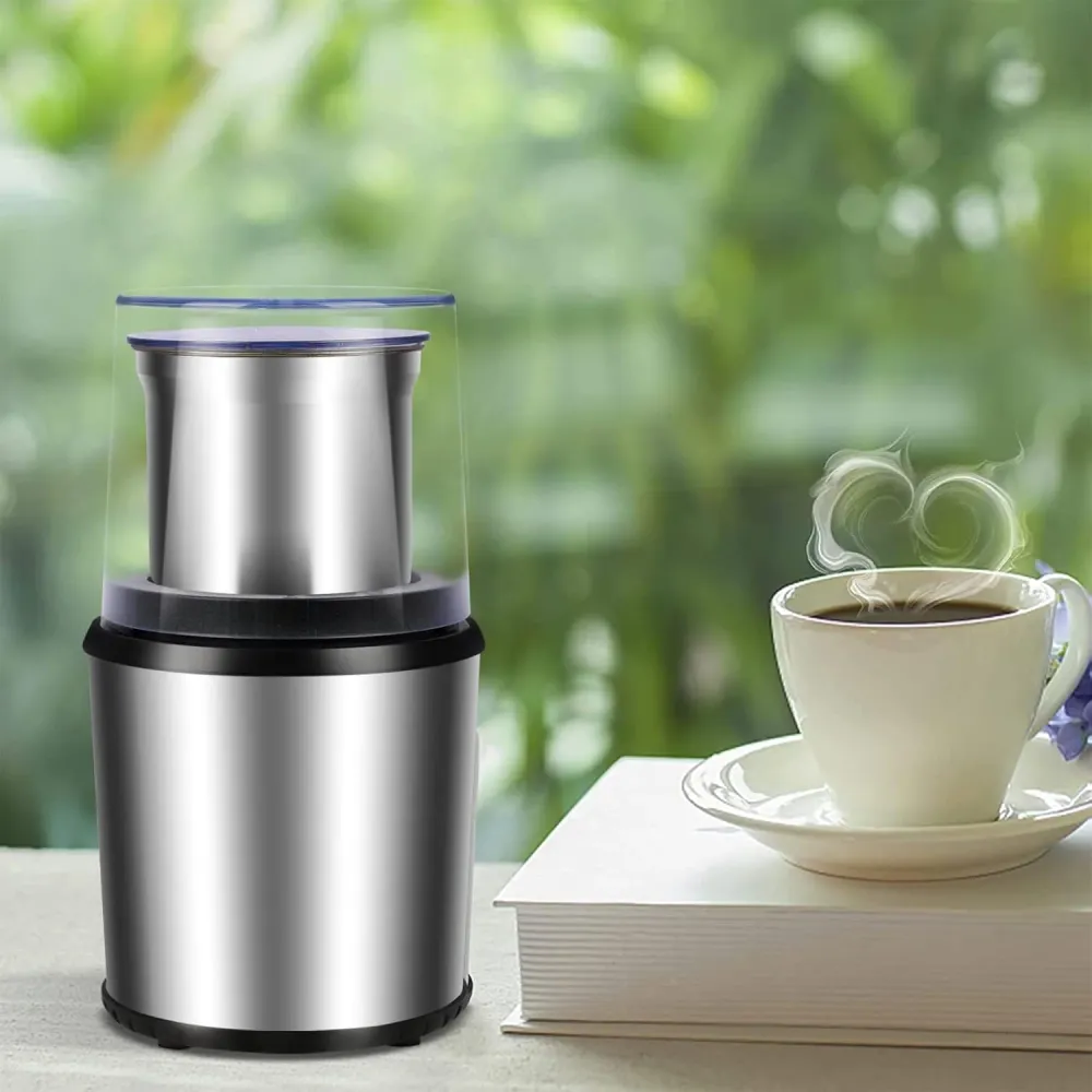 Elektrisk kaffekvern og krydderkvern med avtakbar kopp – BrewMate