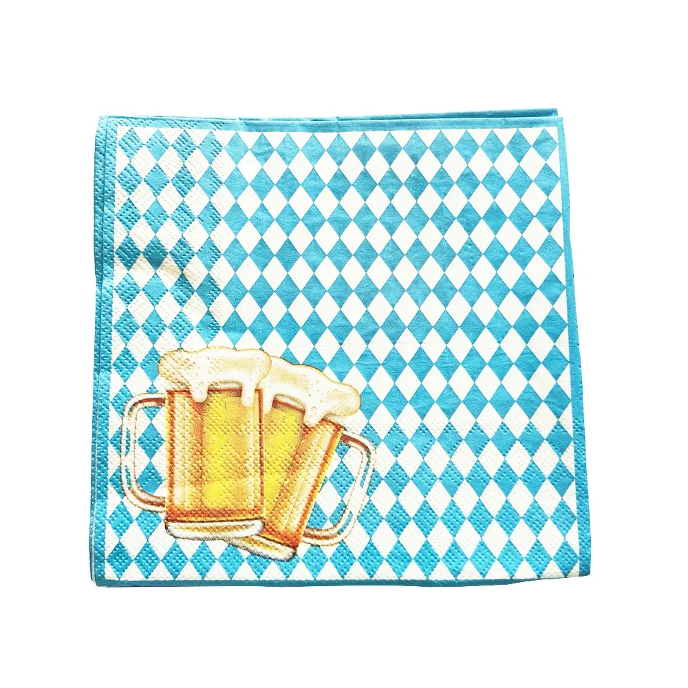 Engangsfestservise sett i Oktoberfest-design – ProstPaket Oktoberfest 2025