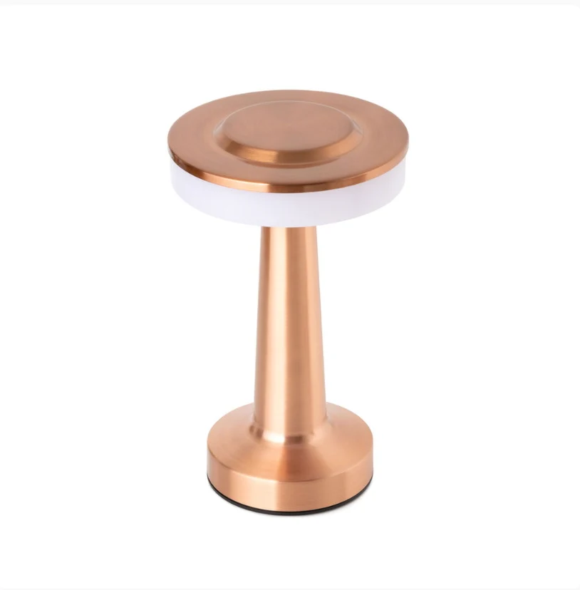Utendørs touch-bordlampe, kobber