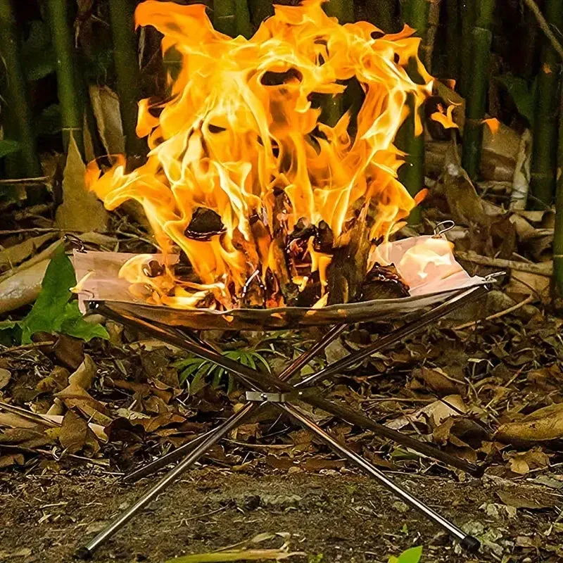 Sammenleggbar bålstativ - FireFlex