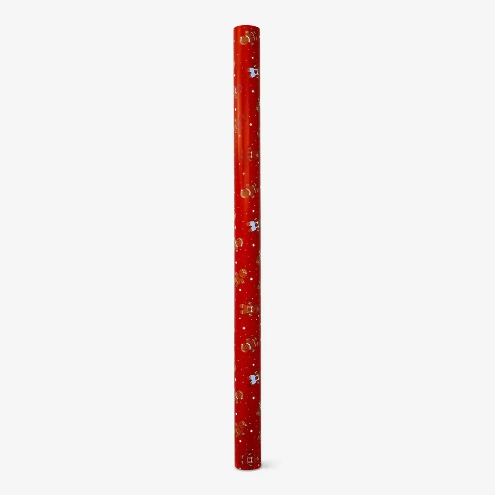 400 cm Innpakningspapir - Pepperkakefolk