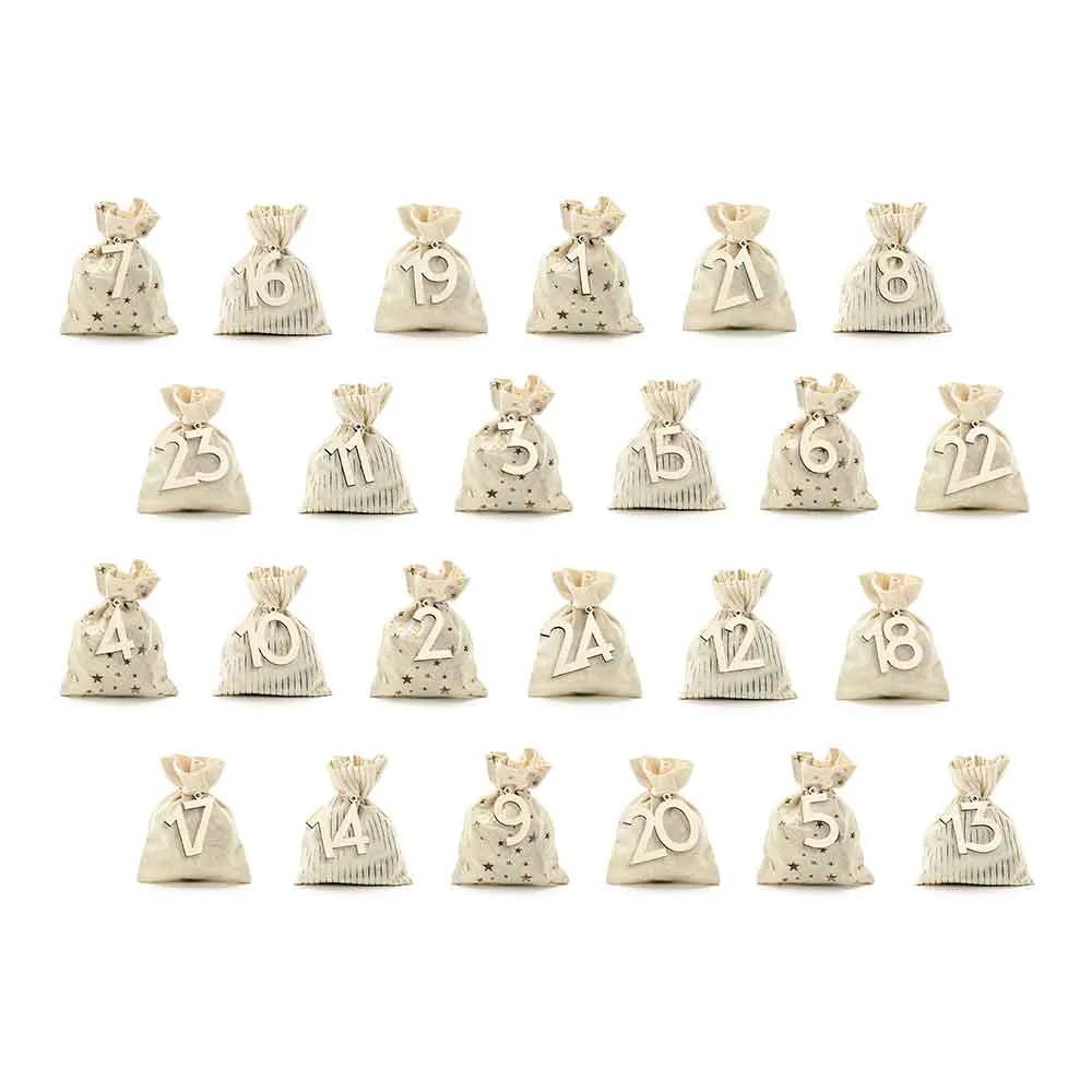Advent Kalender Gaveposer 24 stk.
