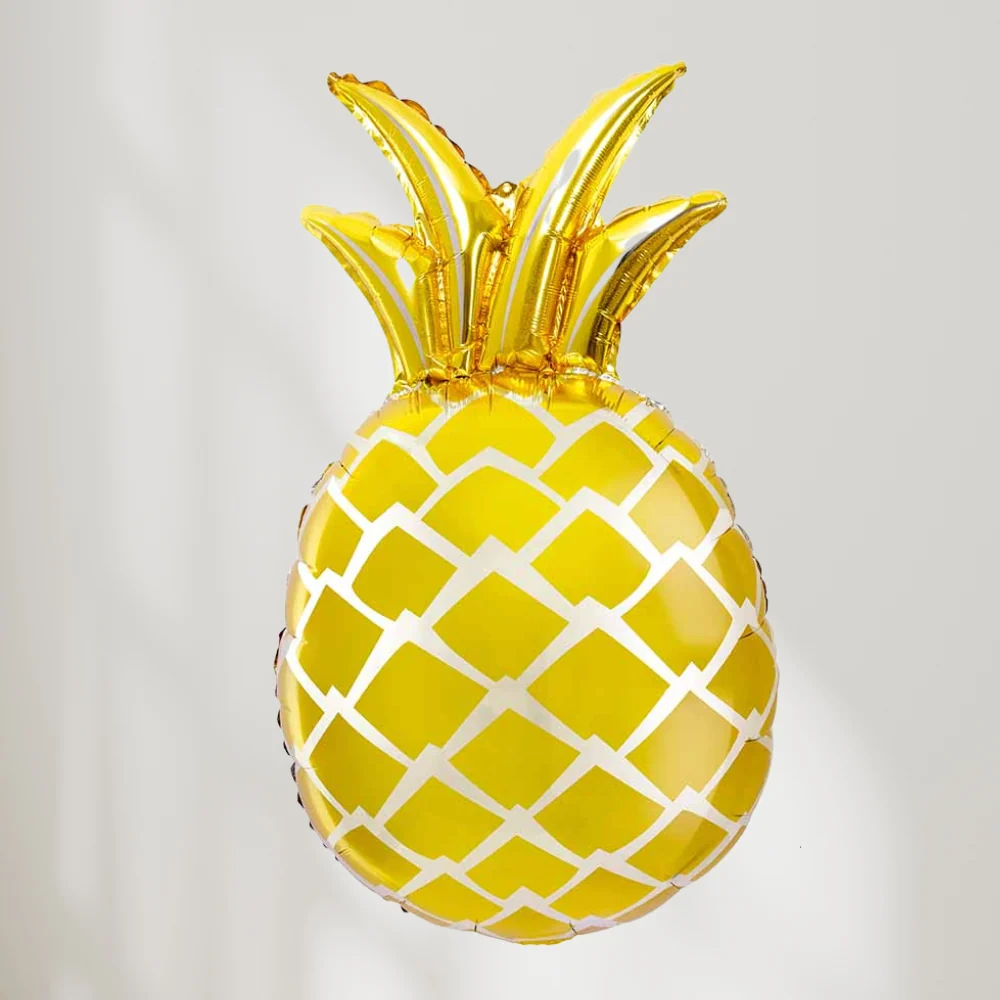 Ananas Gull Folieballong