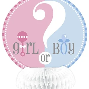 Babyshower gutt/jente bordpynt