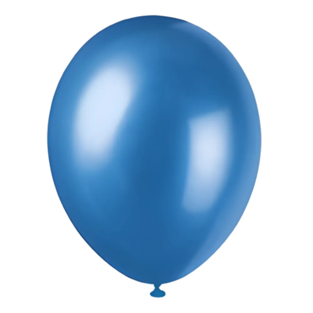 Ballonger, blå -Blue Pearl- pk/8