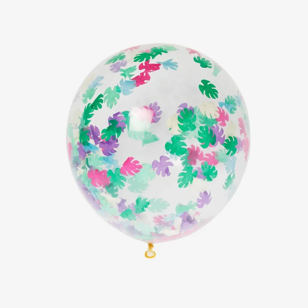 Ballonger med konfetti. 6 stk