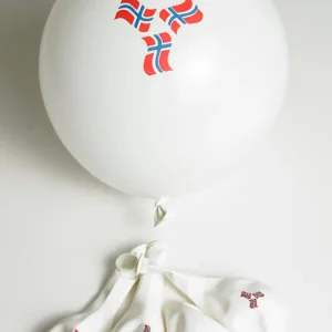 Ballonger Norsk Flagg 8 stk.