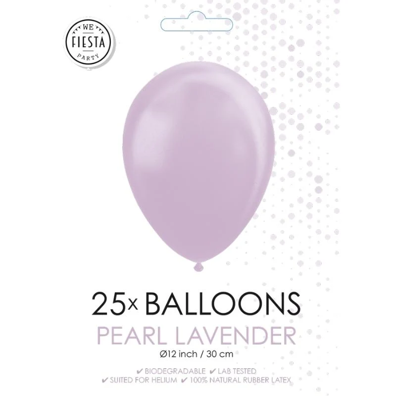 Ballonger -Perle lilla- pk/25