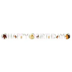 Banner Happy Birthday -Hest- 1,4m