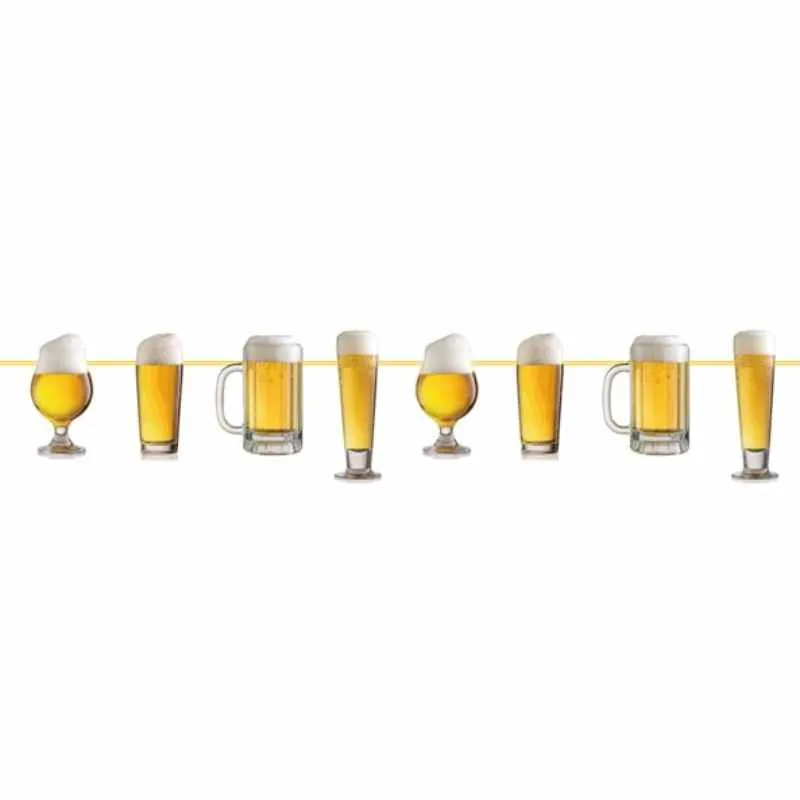 Banner til oktoberfest -Ølglass- 10m