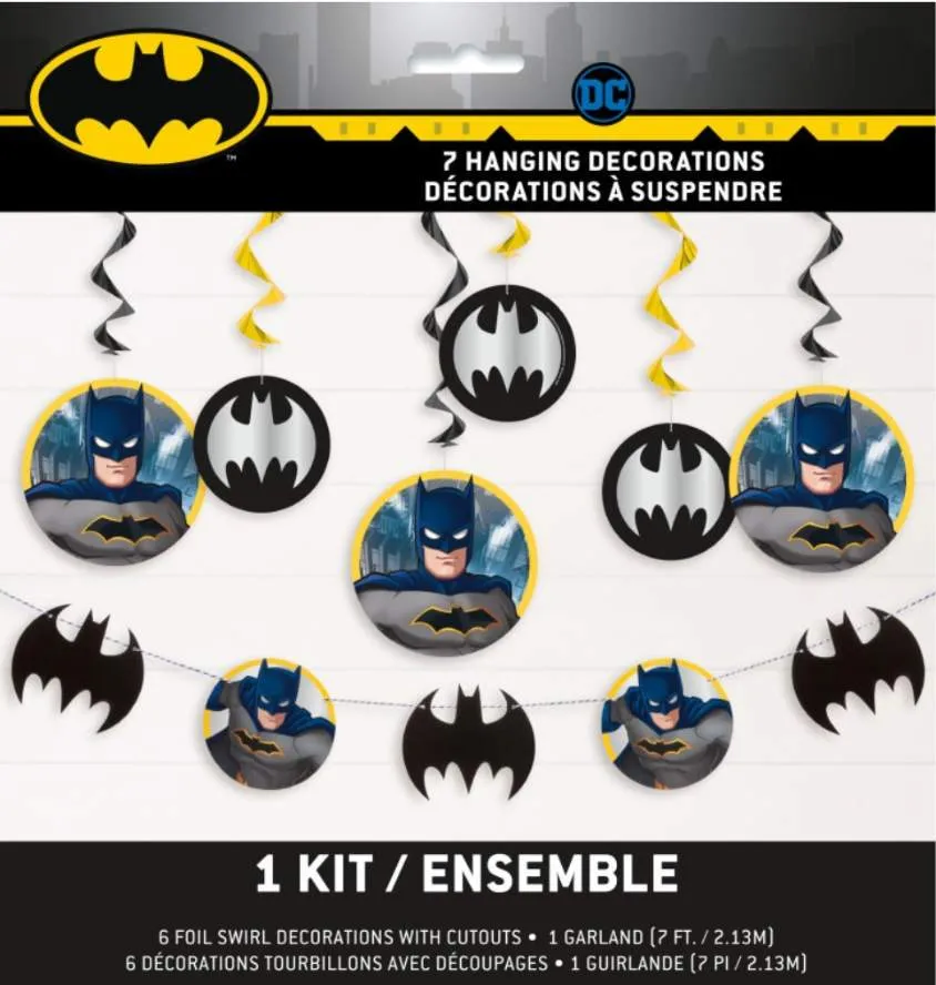 Batman hengende pynt til fest, pk/7