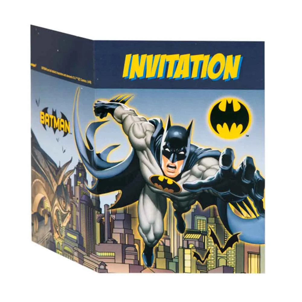 Batman Invitasjoner 8 stk.