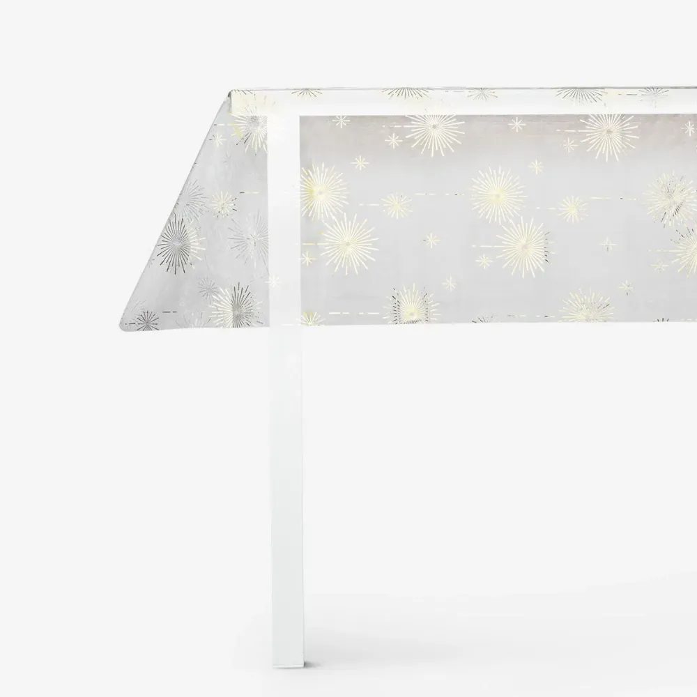 Bordduk med fyrverkeridesign - 140x225 cm