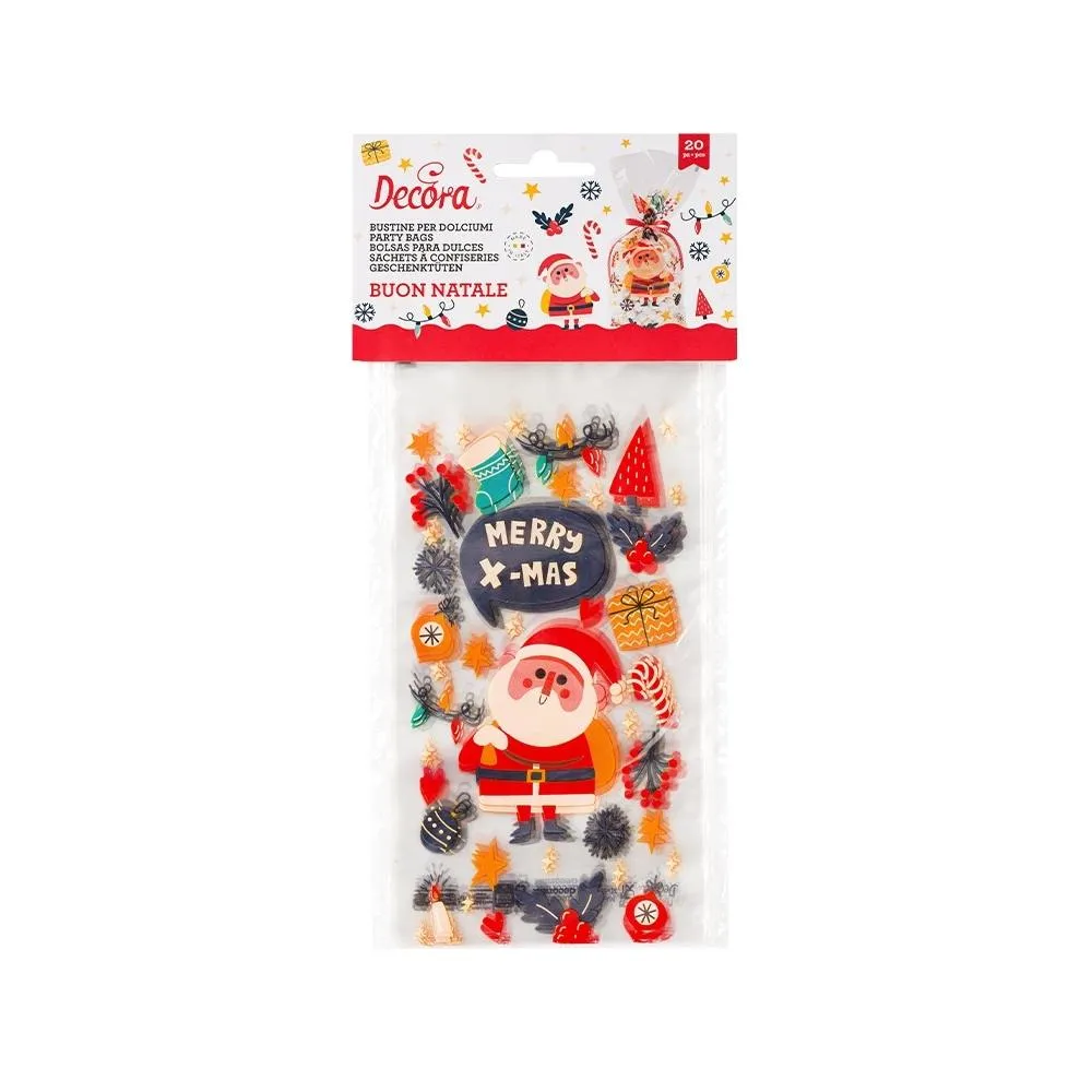 Decora gavepose -Merry X-Mas- pk/20